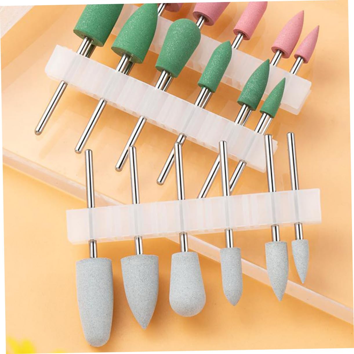 Healvian 72piezas Brocas De Para Manicura De Para Limpiar Cutículas y Pulir Uñas Profesional y Personal