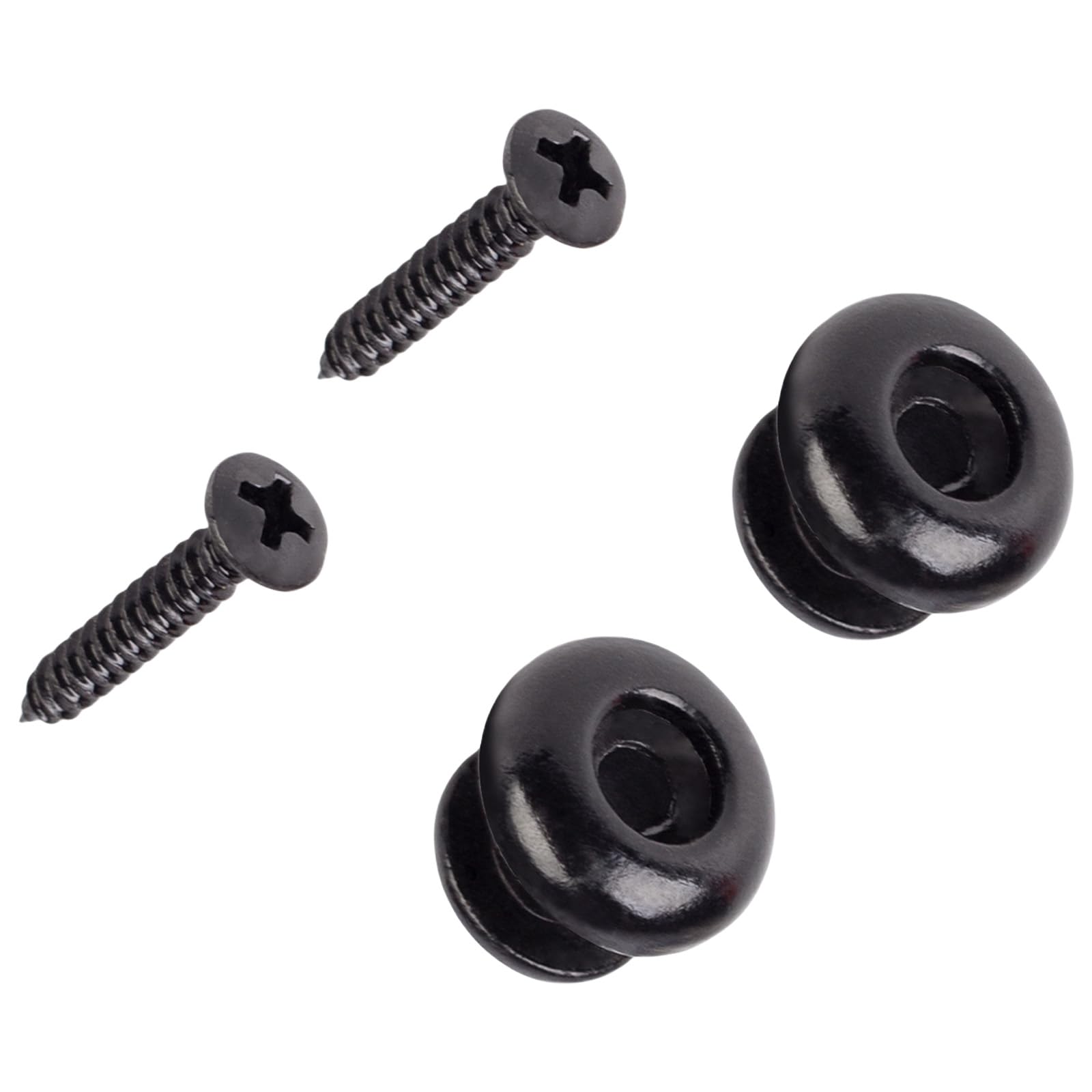 CAZSTYK 2pcs Guitar Strap Buttons Locks Guitar Straplocks Strap Retainer Pegs for Daily Practice Durability Buttons