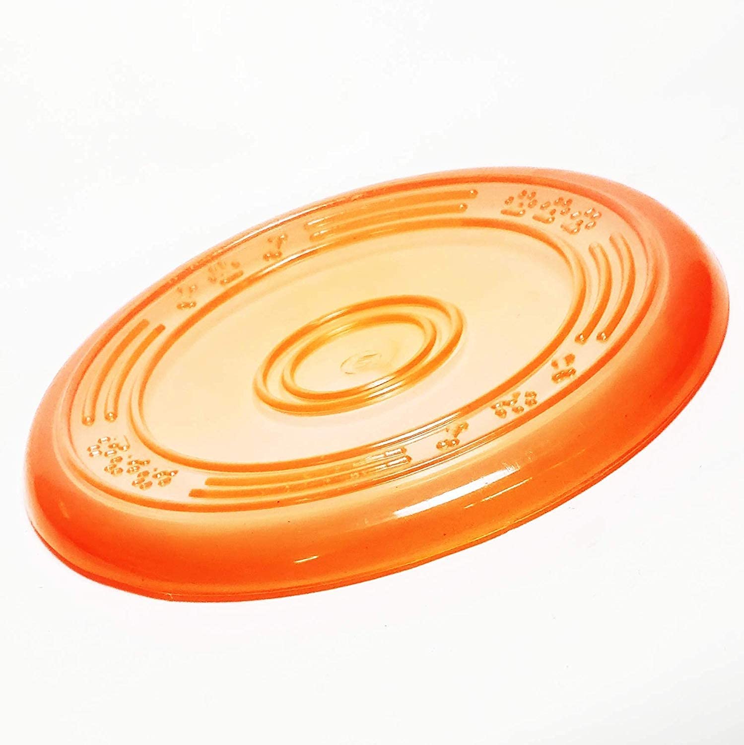 RvPaws Funny Silicone Flying Saucer Dog Cat Toy Dog Game Flying Discs Resistant Chew Puppy Training Interactive Pet Supplies(Orange) (B09J28QXGV) Amazon Price History, Amazon Price Tracker