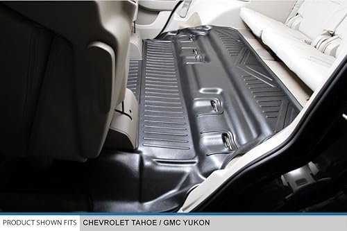 Miniatura 2 de MAXLINER - Juego de alfombrillas de tercera fila para todo tipo de clima, compatibles con Cadillac Escalade 2015-2020