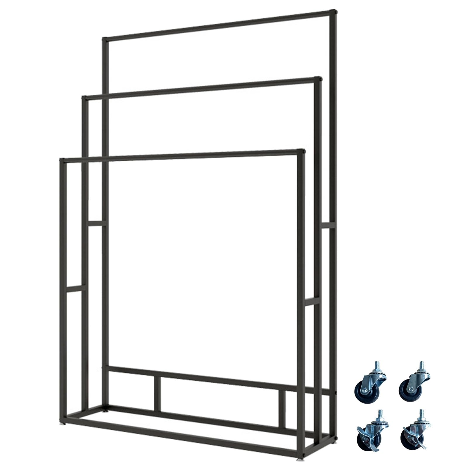 Toallero independiente para toallas de baño de gran tamaño, soporte de metal resistente con diseño elegante, organizador de baño