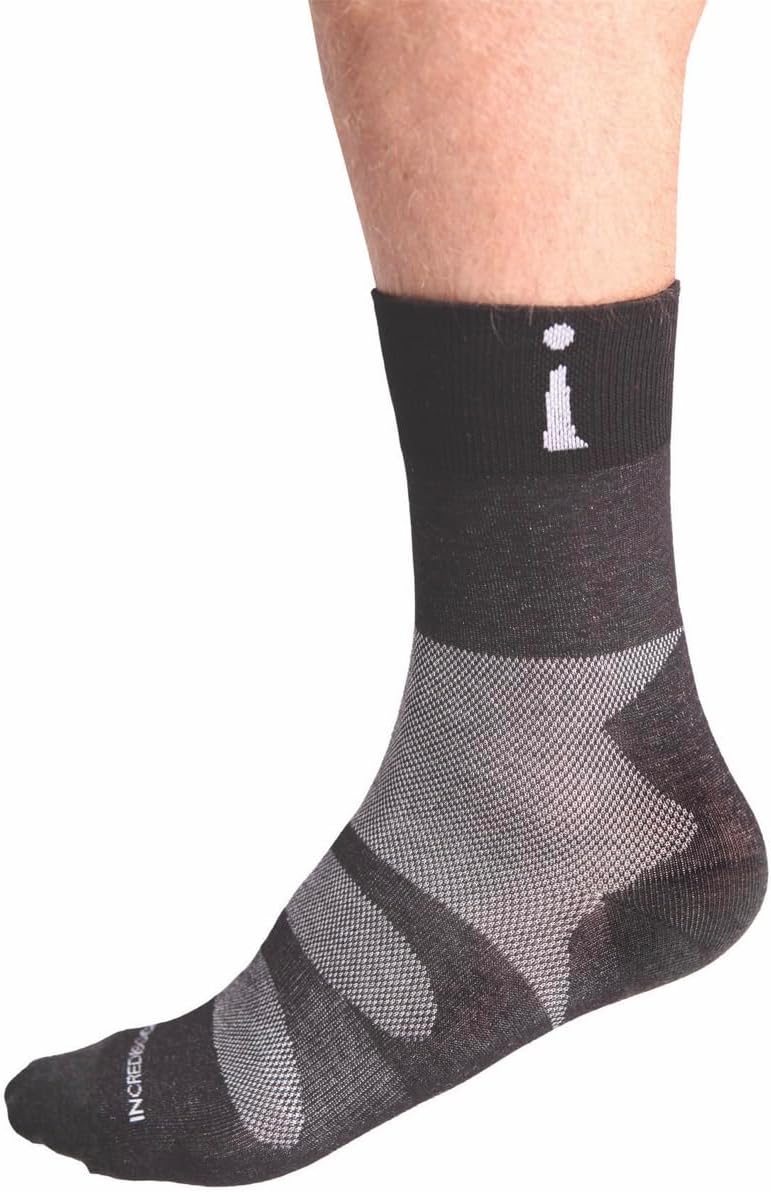 Sport Socks - Thin - Crew - Black