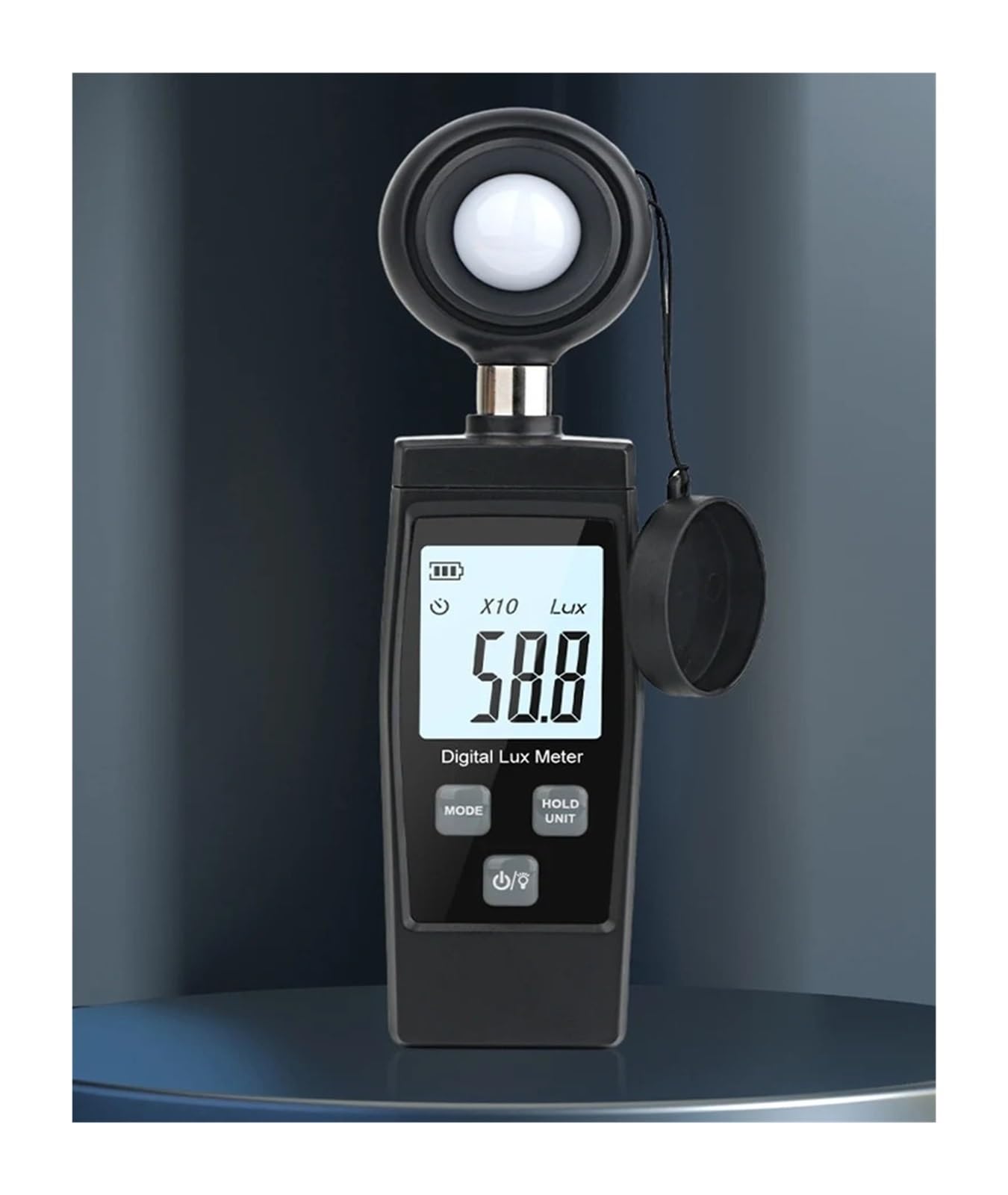 Espectrofotómetro, Mini Medidor Digital De Lux, Pantalla LCD, Iluminómetro Mano, Luminómetro 0-200000, Fotómetro Alta Precisión, Luxómetro