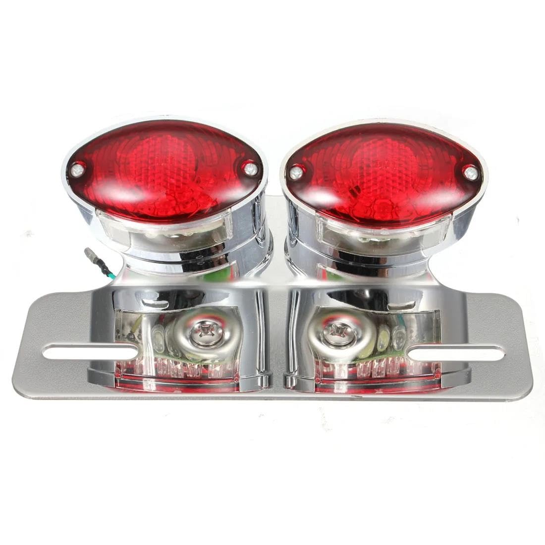 Luce Posteriore Per Motocicletta Piastra Freno A LED Fanale Indicatori Di Direzione Cafe Racer Accessori Parti Modificate Moto Custom