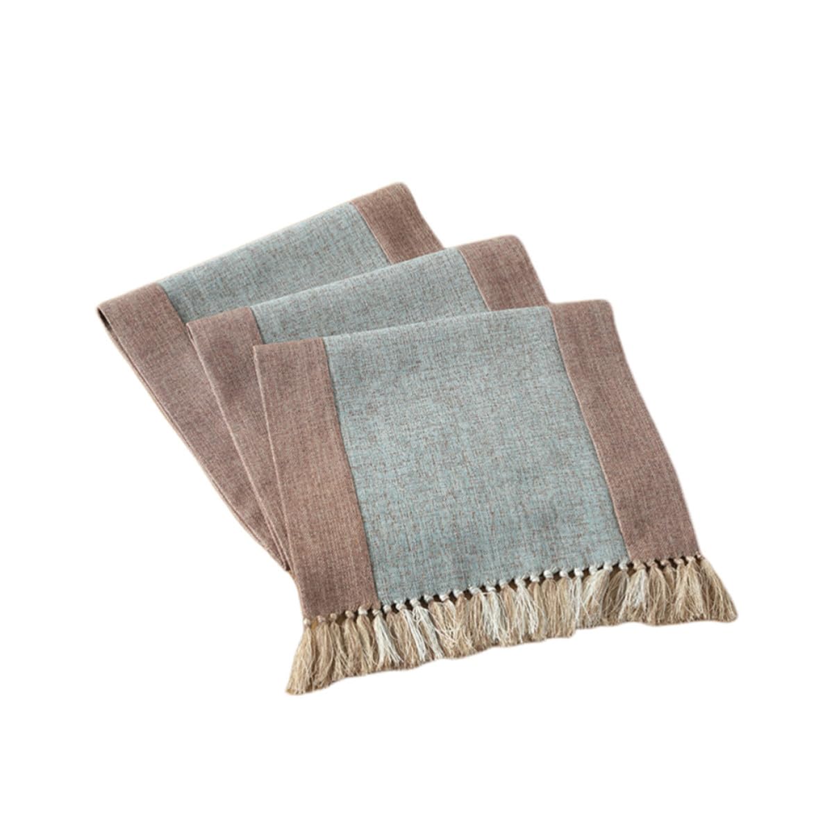 Runner da Tavola Nappe 220cm, Cotone, Lavabile, Blu