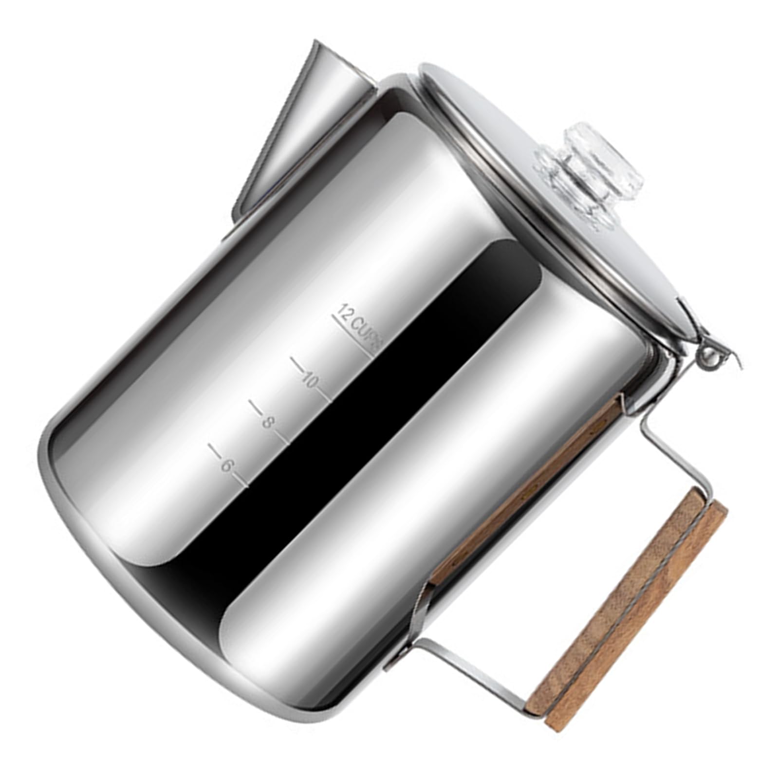 Xinsheinelry Stainless Steel Coffee Maker Travel Friendly Stovetop Coffee Pots for Outdoor Cooking and Indoor Brewing Needs Heat Conduction Maker
