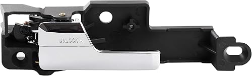 81702 - Manija de puerta cromada delantera izquierda (lado del conductor) compatible con Ford Fusion 2006-2012/Lincoln MKZ 2007-2012/Lincoln Zephyr