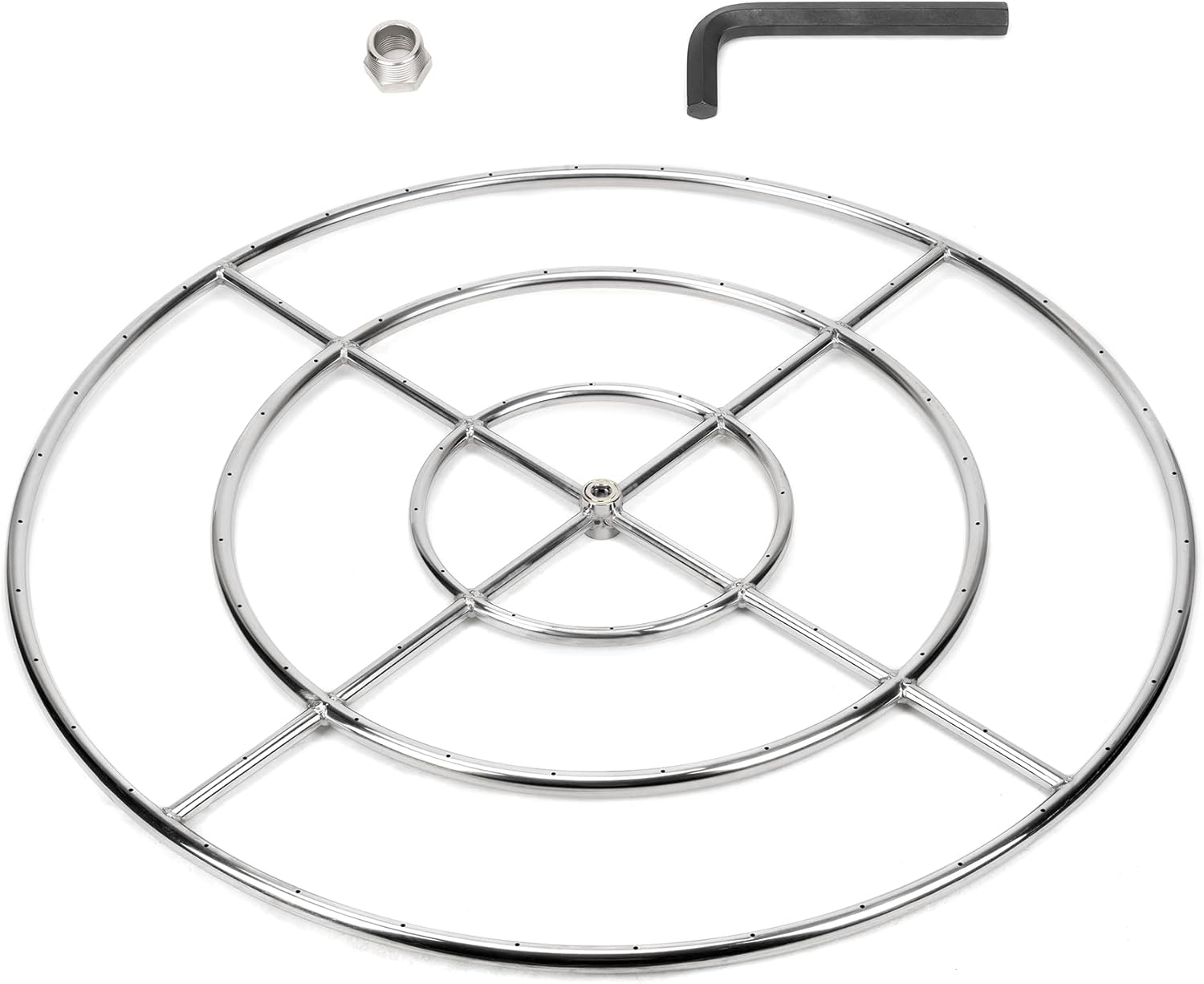 Stanbroil 36 Inch Round Fire Pit Burner Ring for Natural