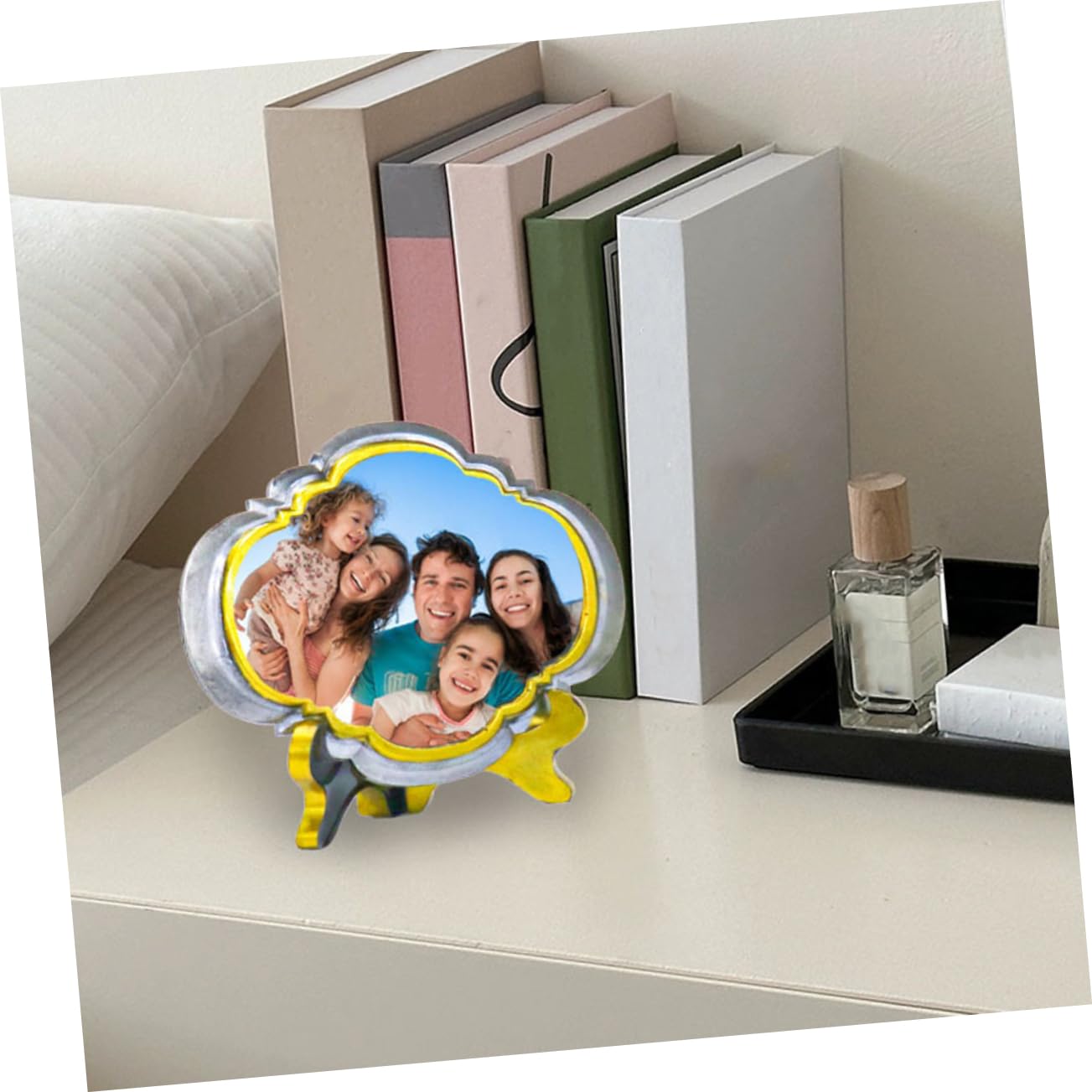 5 Set Stampi in Silicone per Foto in Resina Epossidica Flessibili e Riutilizzabili per Decorazioni Fai da Te con Sequenze e Secchi Resistente e Facile da