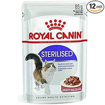 Royal Canin Food for Sterilised Cats 85 g (Pack of 12)