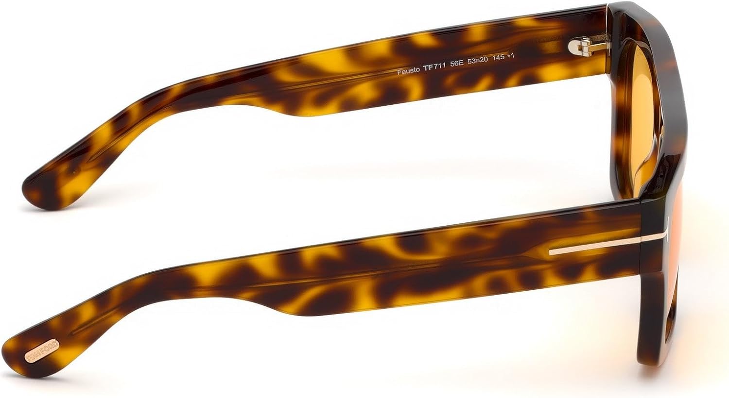 Tom Ford FAUSTO FT 0711 Havana/Brown 53/20/145 unisex Sunglasses