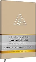Self-Mastery Journal for Men - Gratitude Journal – 5 Minute Journals - Reflection Manifestation Journal for Mindfulness – Goal/Guided Gratitude Journel for Women & Men (Khaki)