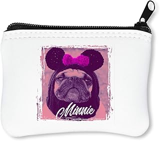 Good Girl | Minnie Pug | Animal Collection | Cool T Shirt | Nice To | Super | Osom | Popular Mouse | Yolo Swag Portafoglio Con Cerniera Porta Monete