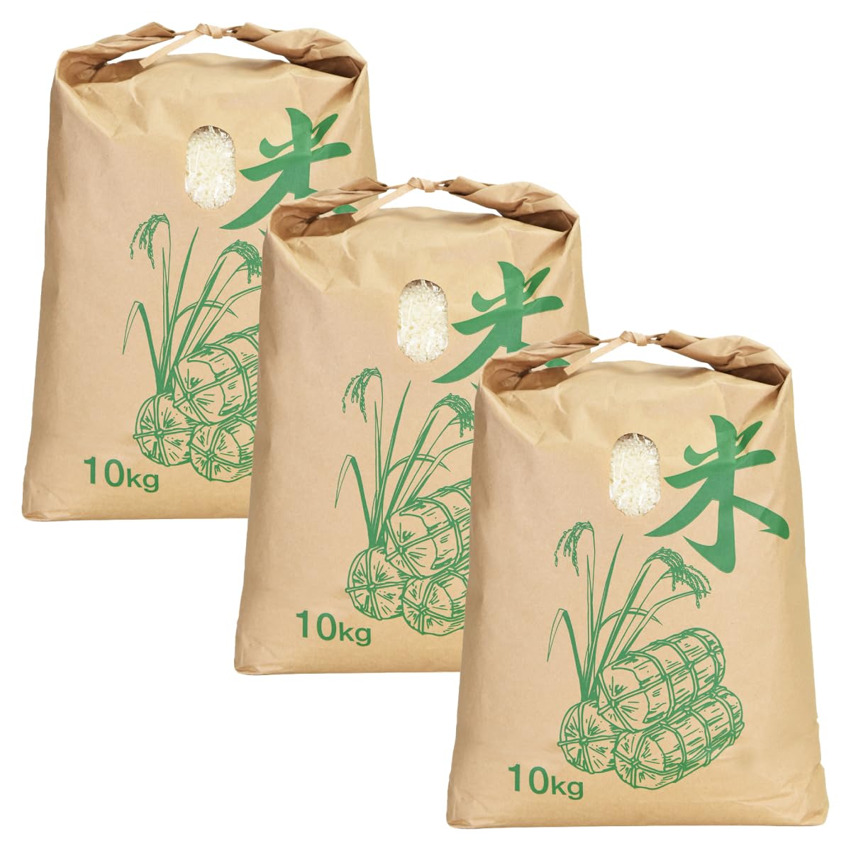 Amazon.co.jp: 富山産 コシヒカリ 令和7年産 30kg(10kg×3袋) お米 冷め
