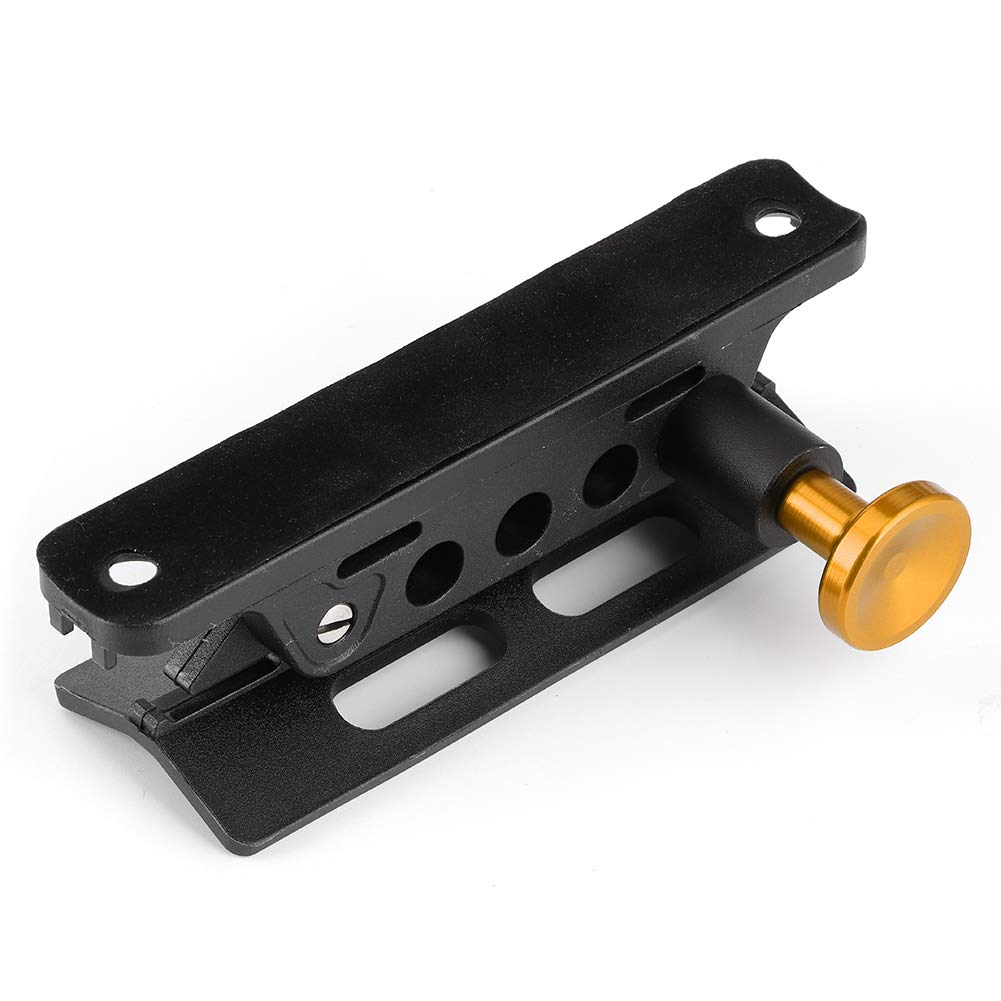 Ejoyous Soporte de Montaje para Extintor Soporte para Extintor de Incendios de Nailon y Aluminio Correa Ajustable de Liberación Rápida Sin Taladro Apto para Conductores JK UTV (GOLD)