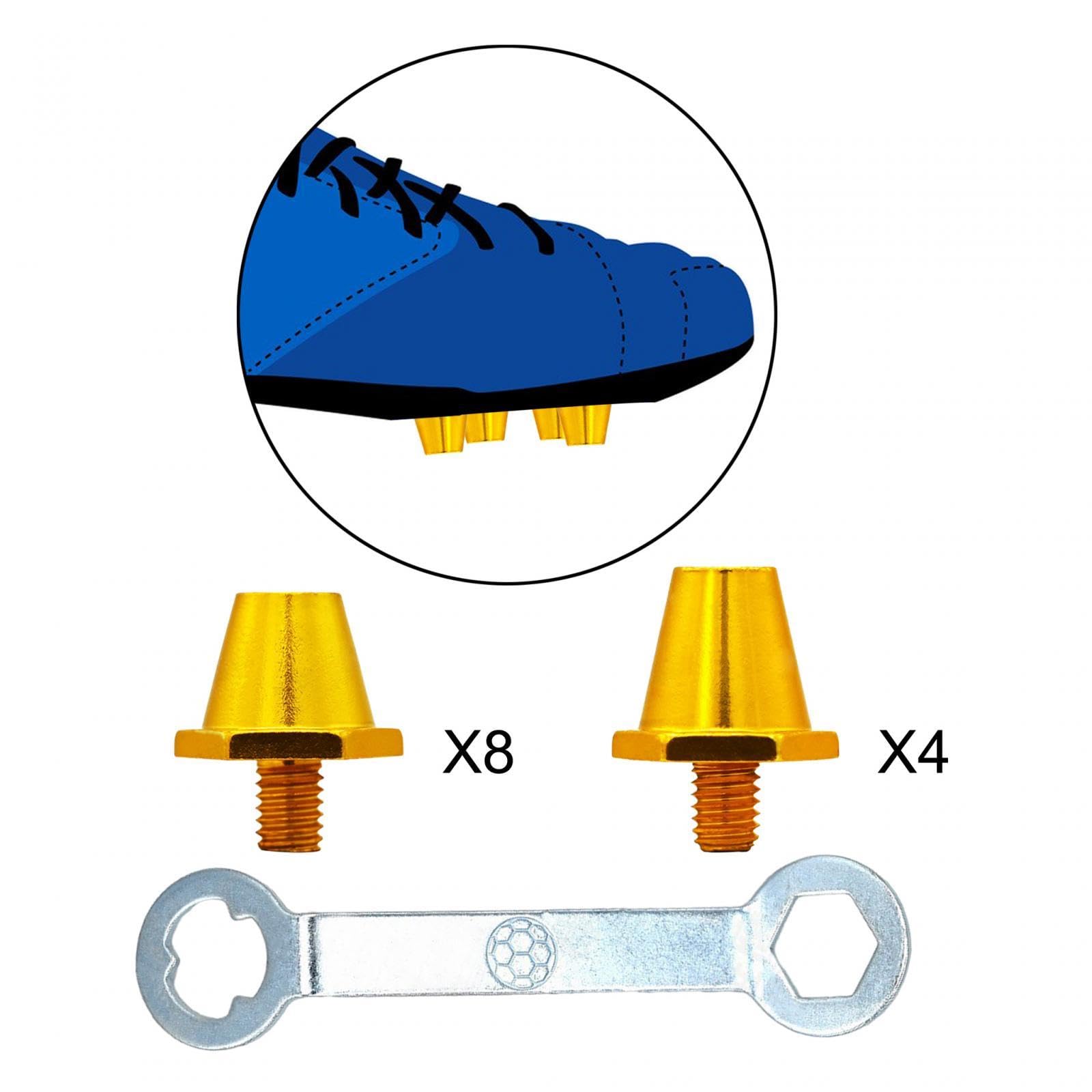 12 Tacchetti per Scarpe Da Calcio, Accessori per Pista, Scarpe Da Rugby, Tacchetti Da Calcio M5 per Campi in Erba Sintetica, per Competizioni.