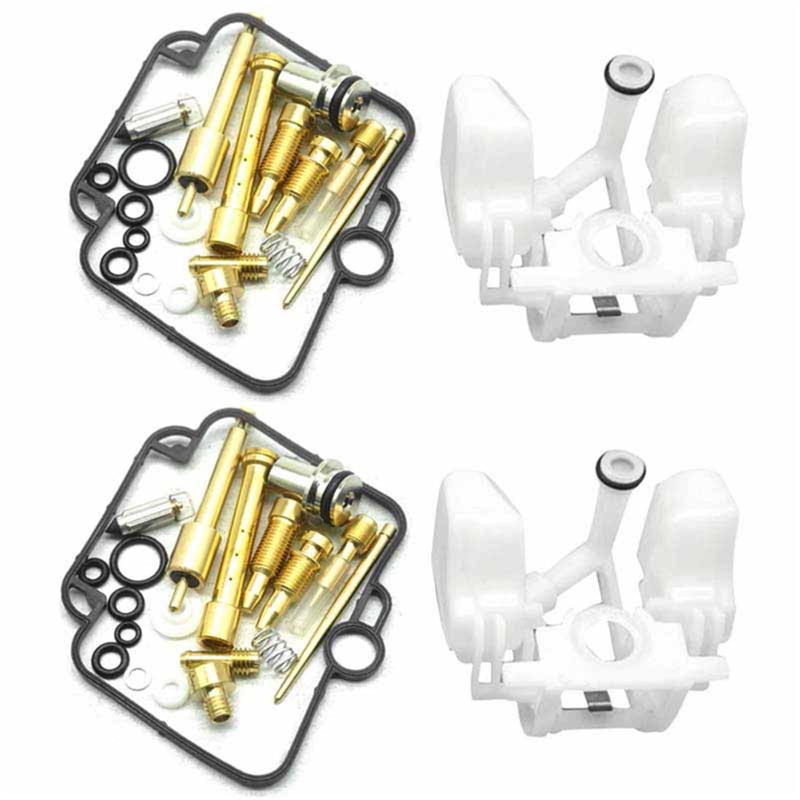 2 Uds para Suzuki DR350S 1990 1991 1992 1993 DR350SE 1994-1999 DR350 1997 1998 1999 Flotadores De Carburador Kit Reparación Y Reconstrucción