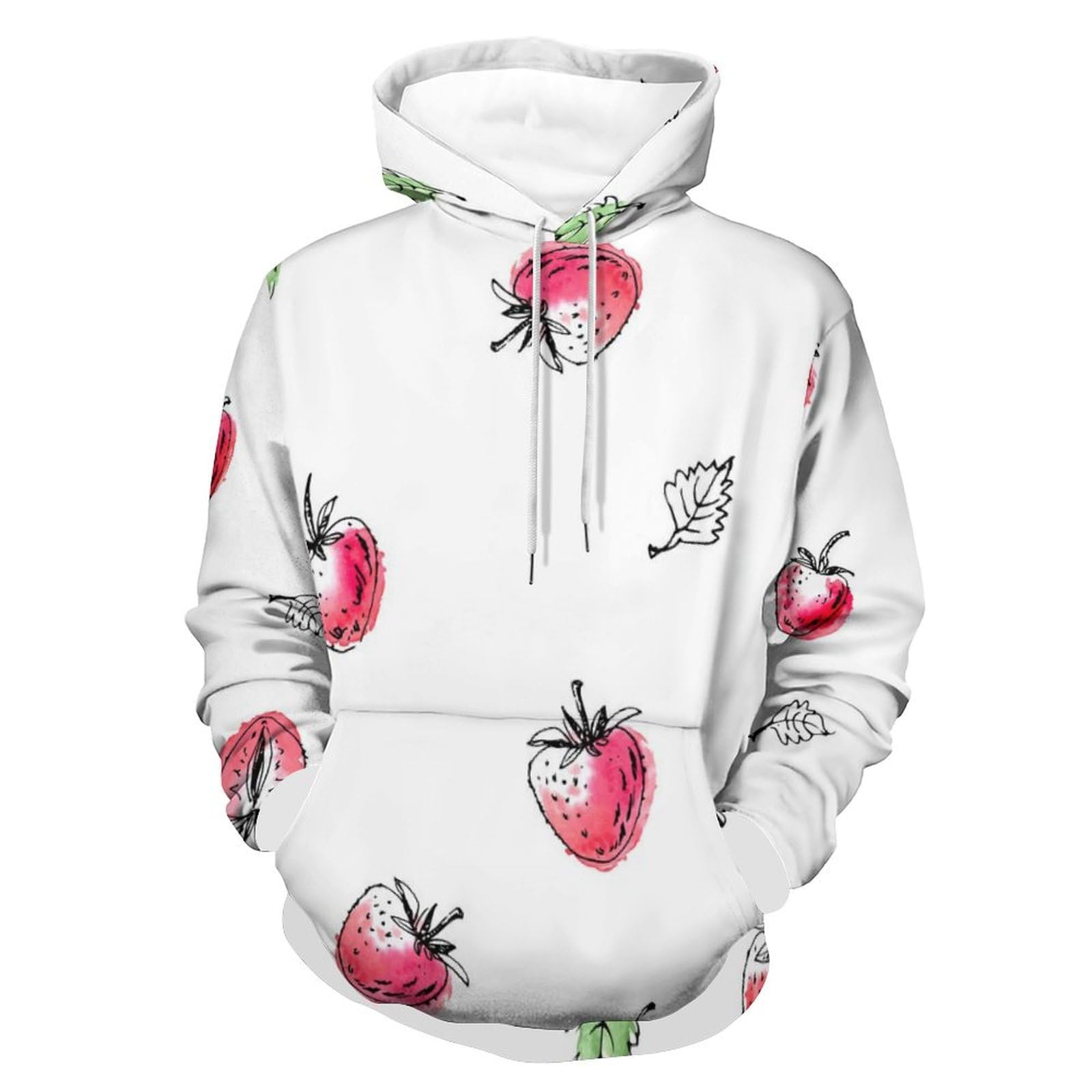 Sweats à capuche fraise pull pour des week-ends cocooning en taille S - 8