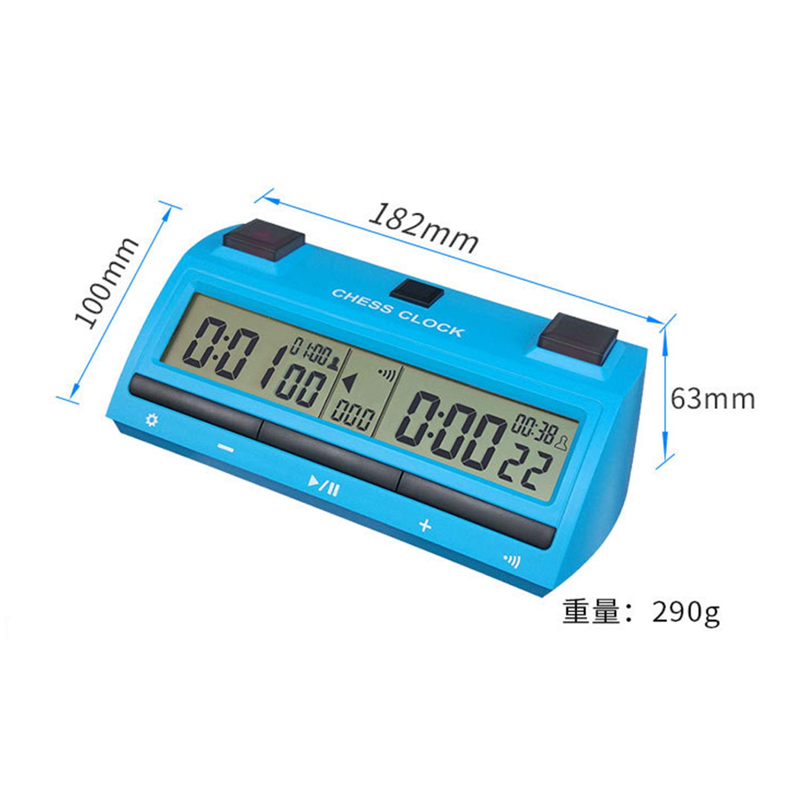 Amazon.co.jp: 対局時計 デジタル 59種類 チェスクロック 将棋 チェス