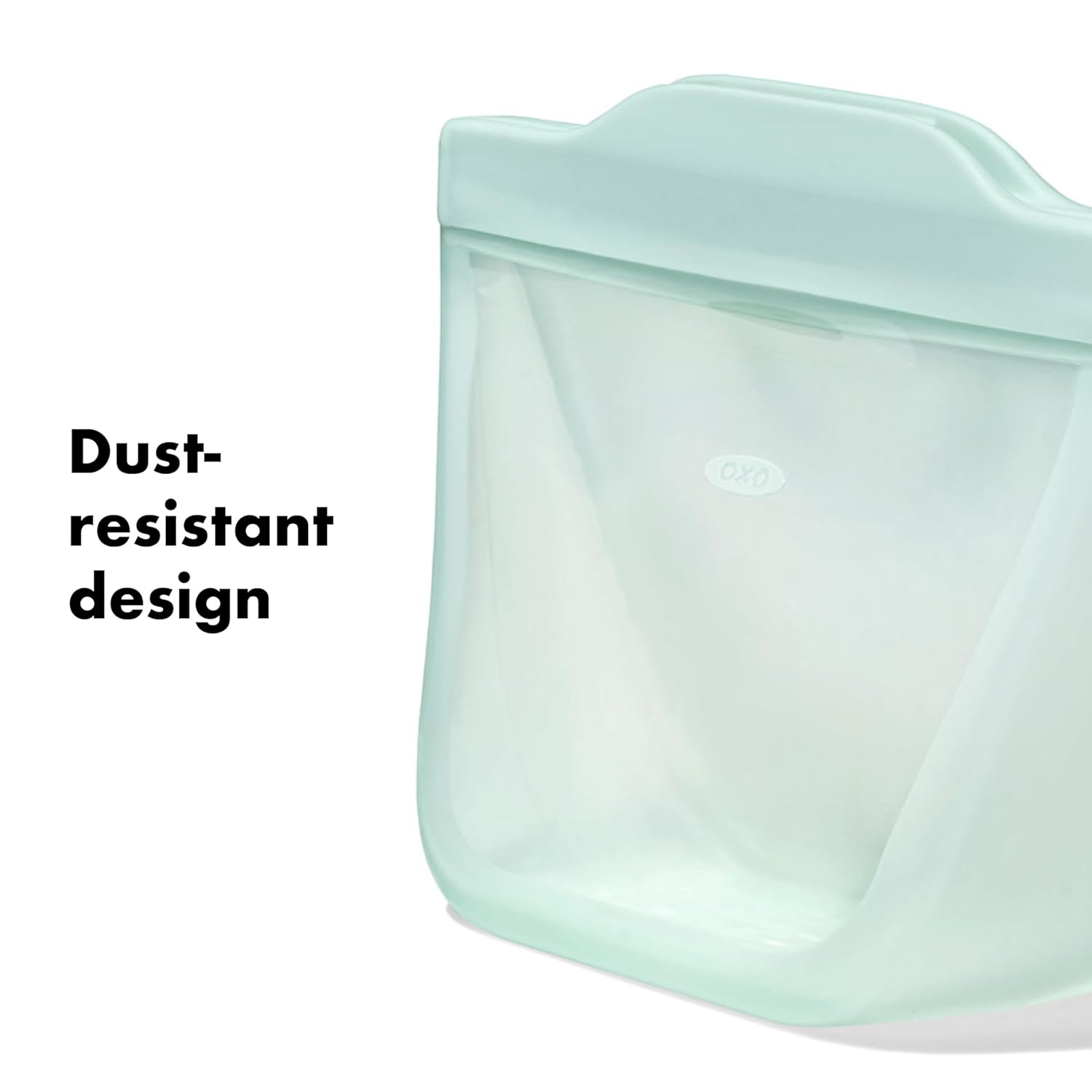 OXO Tot Silicone Reusable Bags – 2 Piece Cup and Snack Set - Opal