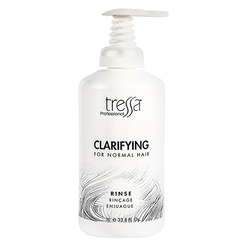 Tressa Clarificación profesional, limpieza profunda, fórmula segura para el color, elimina los depósitos de opacidad y la acumulación de productos,