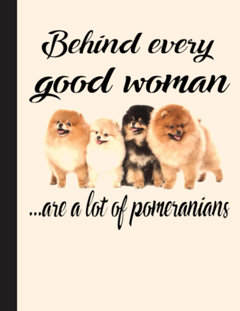 Never Underestimate An Old Woman With A Pomeranian Notebook: Blank Lined Journal for Pomeranian Dog Lovers, Dog Mom