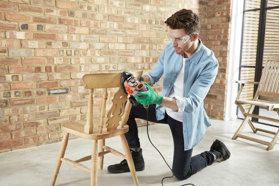 Black & Decker KA280LKA Multi-Ponceuse 4 en 1 coffre + 23 Accessoires