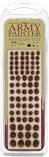 The Army Painter Tufts -Battlefield Tufts: Wasteland Tuft, 77 Pcs, 3 Sizes -Terrain Model Kit for Miniature Bases & Model Grass Tufts -Diorama Supplies & Diorama Grass for Mini Basing & Gaming Scenery