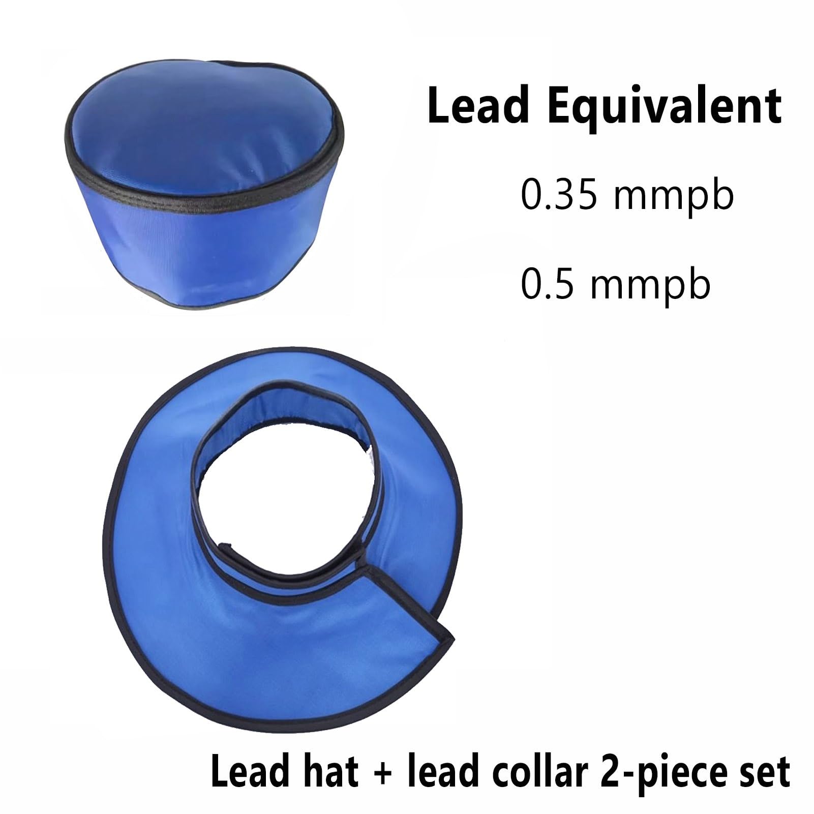 Delantal de Plomo Tapa De Plomo Ajustable Collar De Protección De Tiroides, Collar De Protección De Cuello De Rayos X De Tiroides, Protección De Cabeza De Protección De Cabeza De Protección De Rayos X