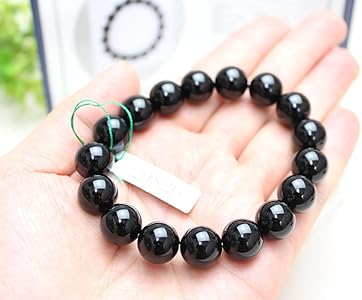 天然石 モリオン 12ミリ玉 ブレスレット 魔除け厄除け 縁切り お守り Amazon.co.jp: 厄除け お守り 和ごころ念珠堂 モリオン 黒水晶