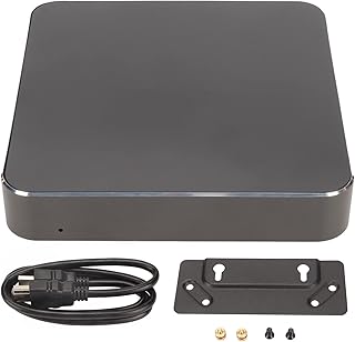 Mini PC 8 GB DDR4 RAM e 256 GB ROM, Suporte Dual 4K UHD, Banda Dupla 2,4 GHz e 5,8 GHz, Sistema Bluetooth 4.2 Integrado, para Windows10 11 (Plugue UE)