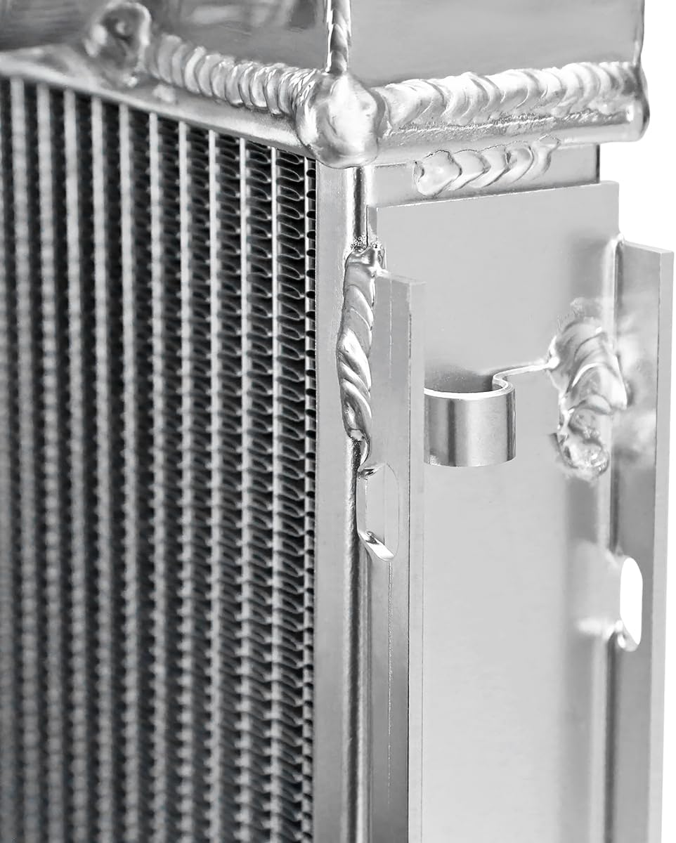 Spec-D Tuning 3 Core Manual Transmission 24" Passenger/Right Side Radiator Compatible with 1967-1970 Ford Mustang V8