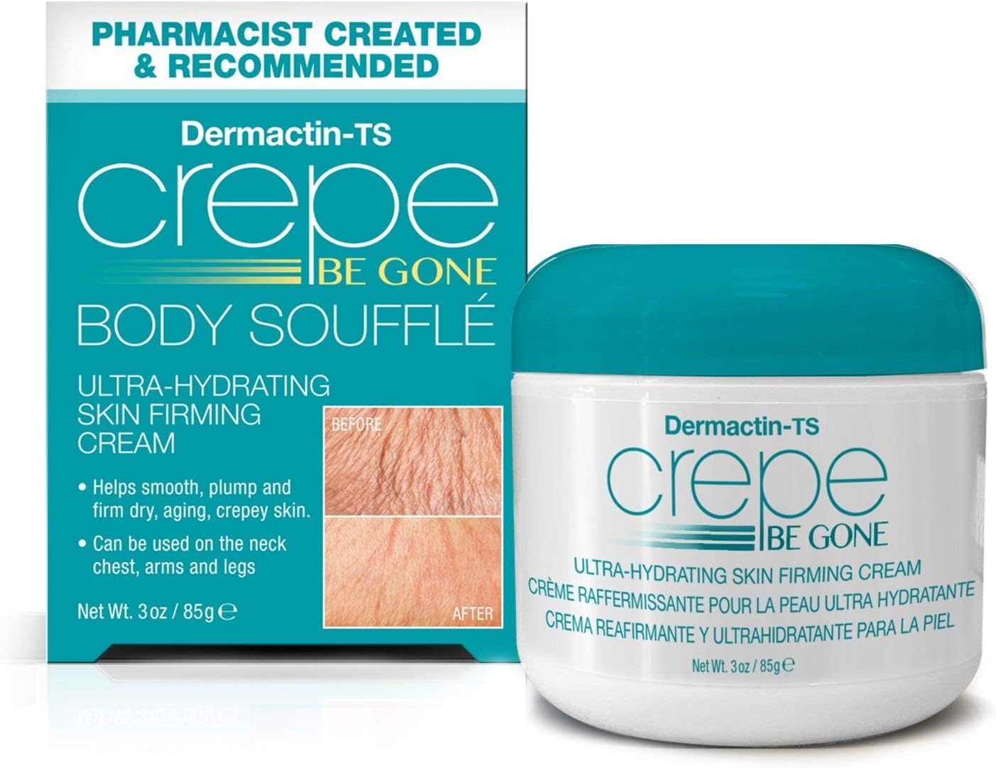 Dermactin-TS Crepe Be Gone Body Souffle 3 ounce (2-Pack)