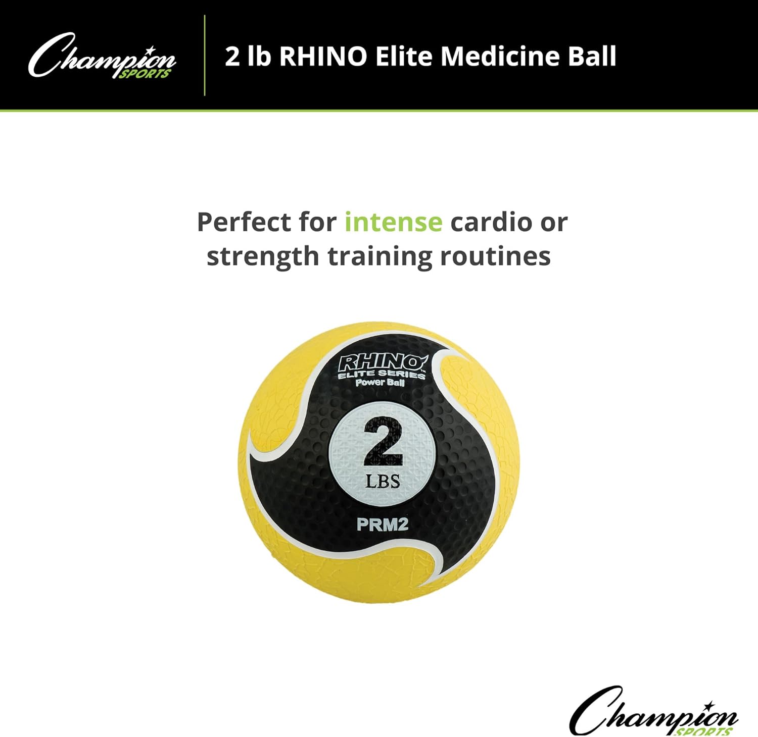 Champion Sports Rhino Elite Medicine Ball – Textured Surface, Superior Grip, Hollow Synthetic Rubber for Consistent Bounce Durability, Multiple Weights Colors - Optional Rebounder Sold Separately Champion Sports Rhino Elite Medicine Ball – Textured Surface, Superior Grip, Hollow Synthetic Rubber for Consistent Bounce Durability, Multiple Weights Colors - Optional Rebounder Sold Separately
