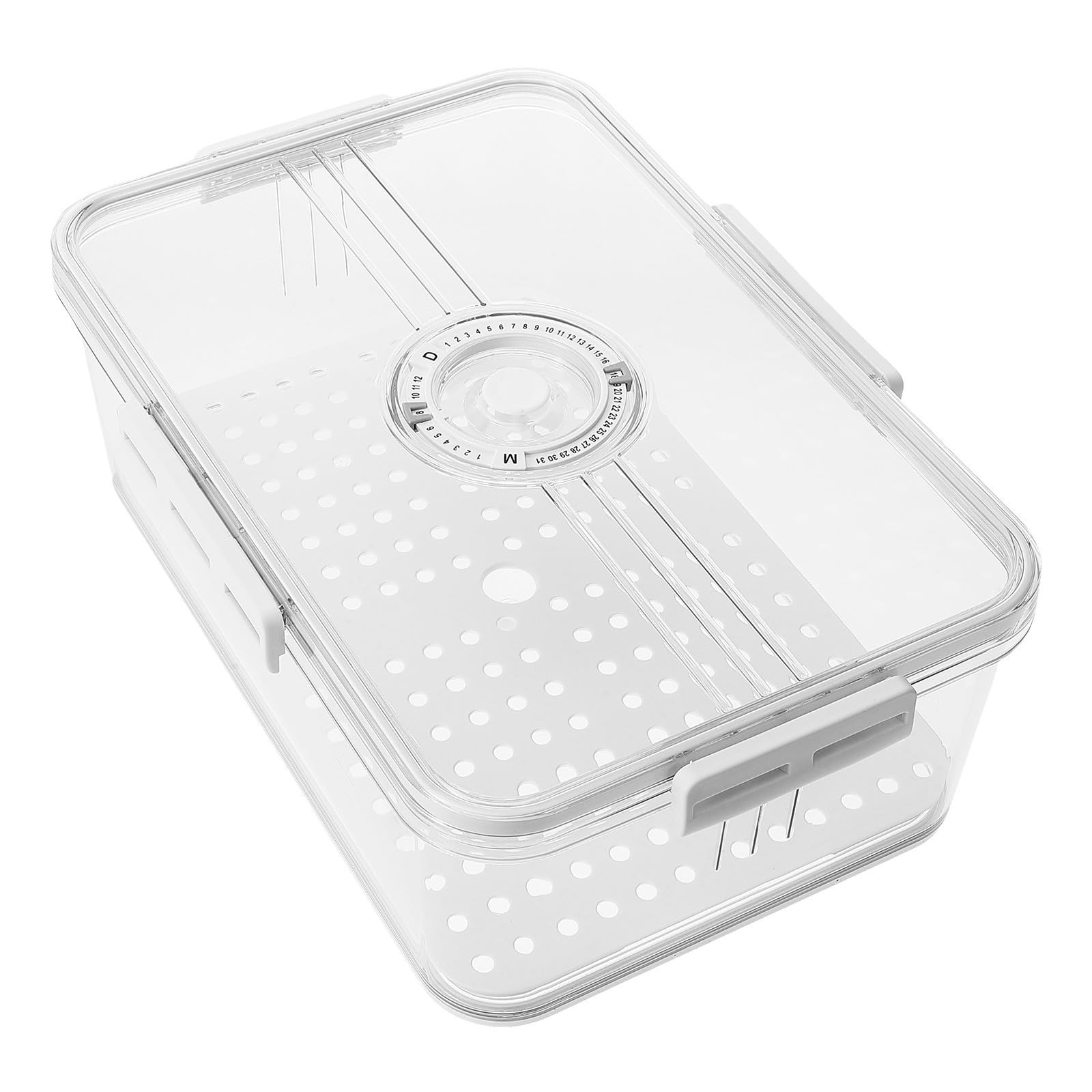 Gadpiparty Caja de Pan y Temporizador Hermética Tapa de Plástico