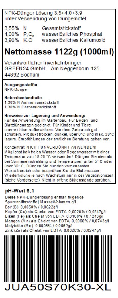 mandevilla düngen Dipladeniadünger – Mineralischer NPK Flüssigdünger mit Stickstoff – Dü —  Silberkraft main image 0