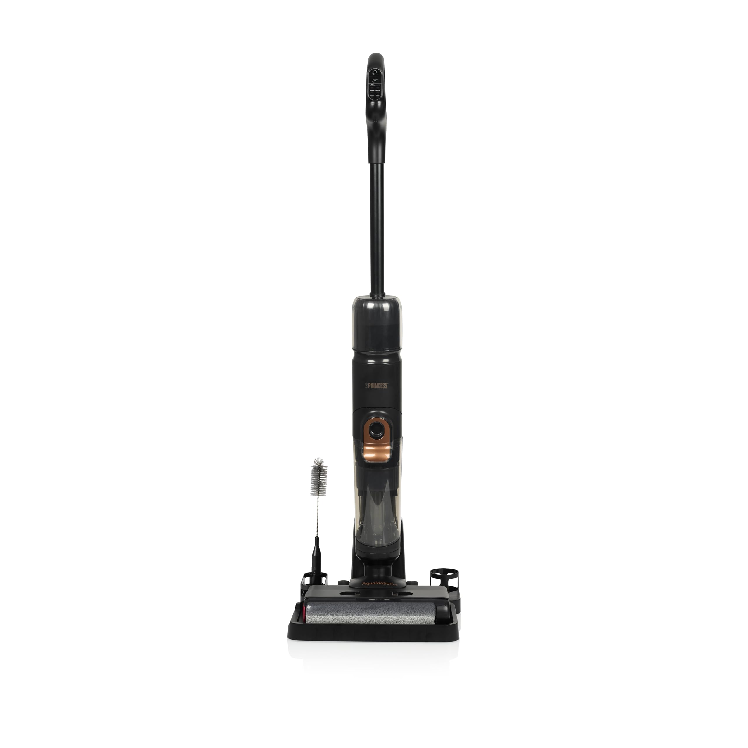 Princess AquaMotion Pro Fregadora de Suelos 4 en 1, Inalámbrica, Motor DC de 150 W, hasta 25 Min de Autonomía, Estación de Acoplamiento, 337020