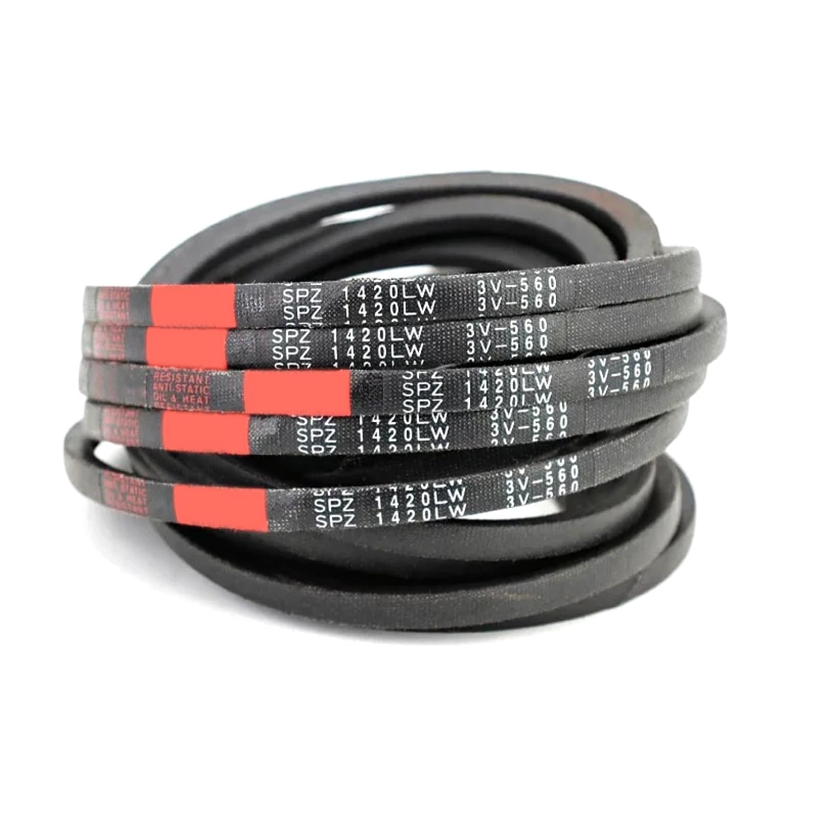 SPZ 762LW - Cinghia trapezoidale stretta per macchine a motore, rulli trasportatori per powerlifting, cinghia in gomma resistente (1 pezzo) per prestazioni e affidabilità migliorate