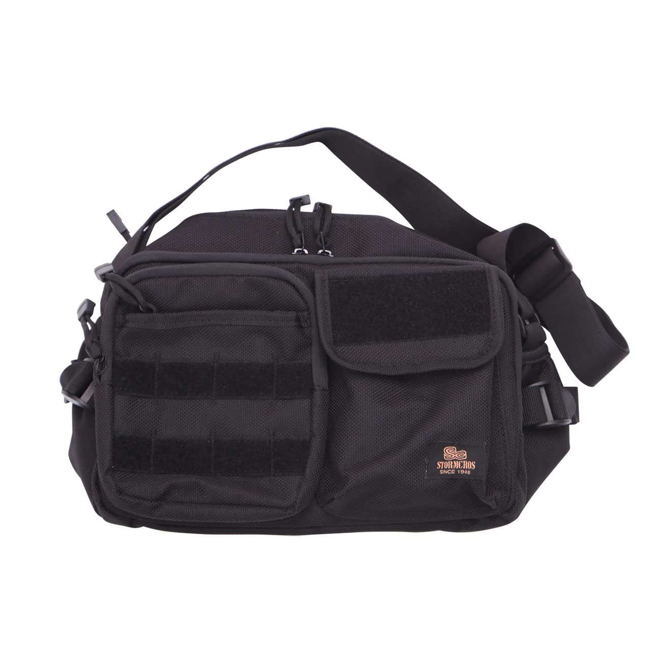 自衛隊ショルダーバッグ 小型 空自デジ迷彩 迷彩 ミリタリー バッグ (ブラック)【燦吉 SANKICHI assy】