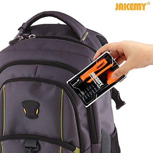 PC Tool Kit, Jakemy Ratchet Repair Screwdriver Set, Torx screwdriver 20 in 1 for iPhone X, iPhone 8/8 Plus/7/7 Plus/6/6 Plus/6S/5/5C/5S/4/4S/iPad 4/3/2/Mini, Laptop