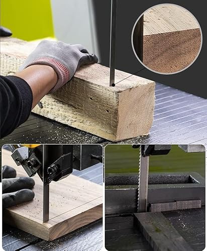 4 Stück Sägeband passend für 8 Bandsägen 1400 x 8 x 0,5 mm, 6 Zähne/25 mm