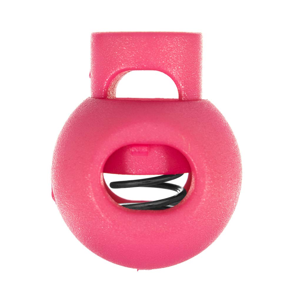Craft County Single Round Ball Cord Lock Draw String Toggle Stopper