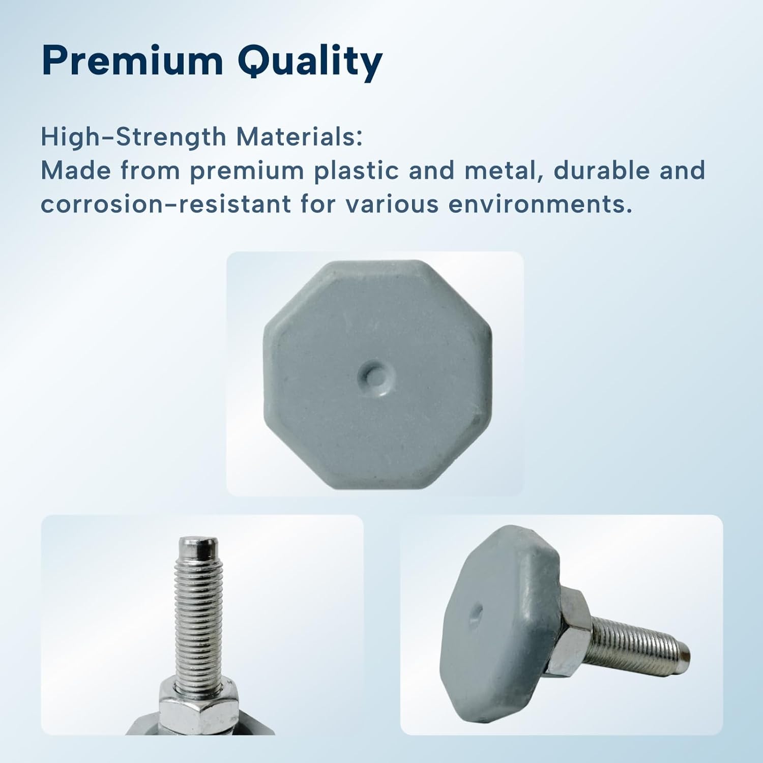 4Pcs Washing Leveling Legs Replacement Adjustable Feet Fit for LG Front Load Washing Machine Replace AFC72755401 2in Base image 3 of 8 B0FFYKJTF5