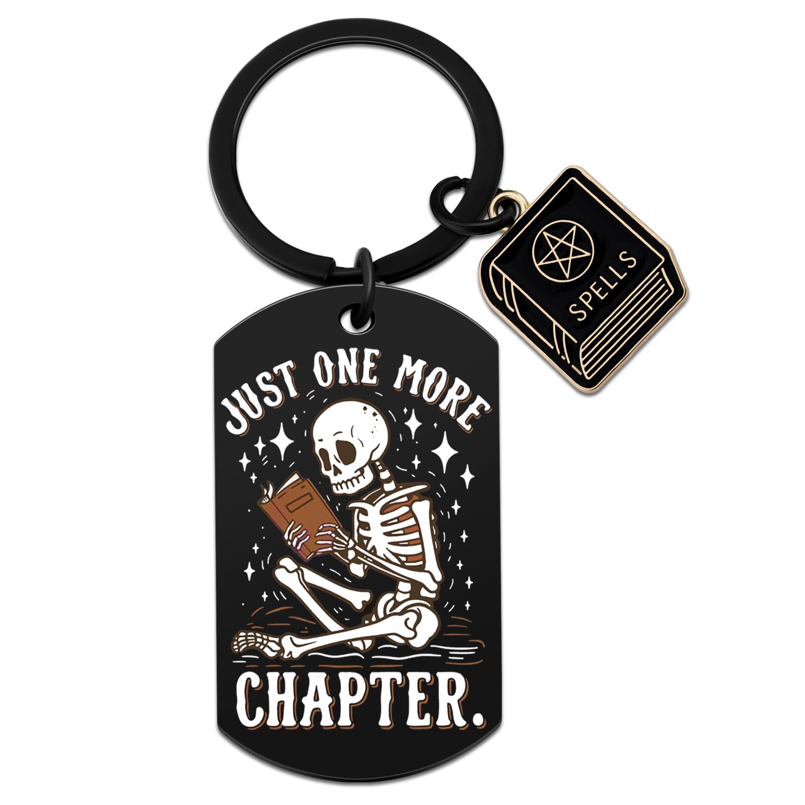 Book Keychain Book Nerd Gifts Nerdy Gifts for Men Books Lover Gifts for Women Stocking Stuffers for Book Lovers Nerd Stocking Stuffers for Men Readers Bookish Keychain