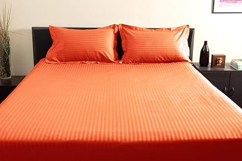 Vista 11 de Juego de sábanas de 16-20 pulgadas, ajustable, con bolsillo profundo, de 400 hilos, 100 % algodón Pima, acabado de hotel, 1 unidad ajustable – Vino