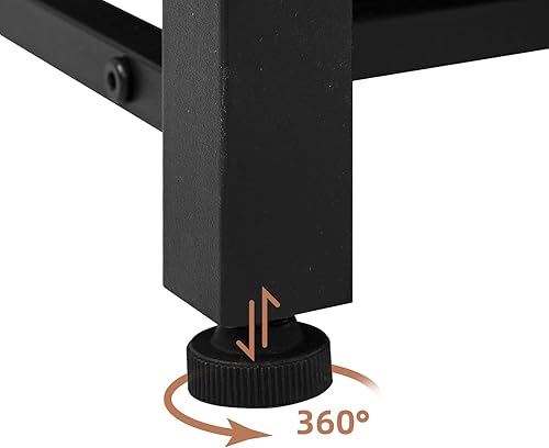 Miniatura 9 de PANTAZO Mueble de madera para perros con bandeja, resistente con puertas dobles, mesa auxiliar decorativa para perros pequeños a medianos (mediano)