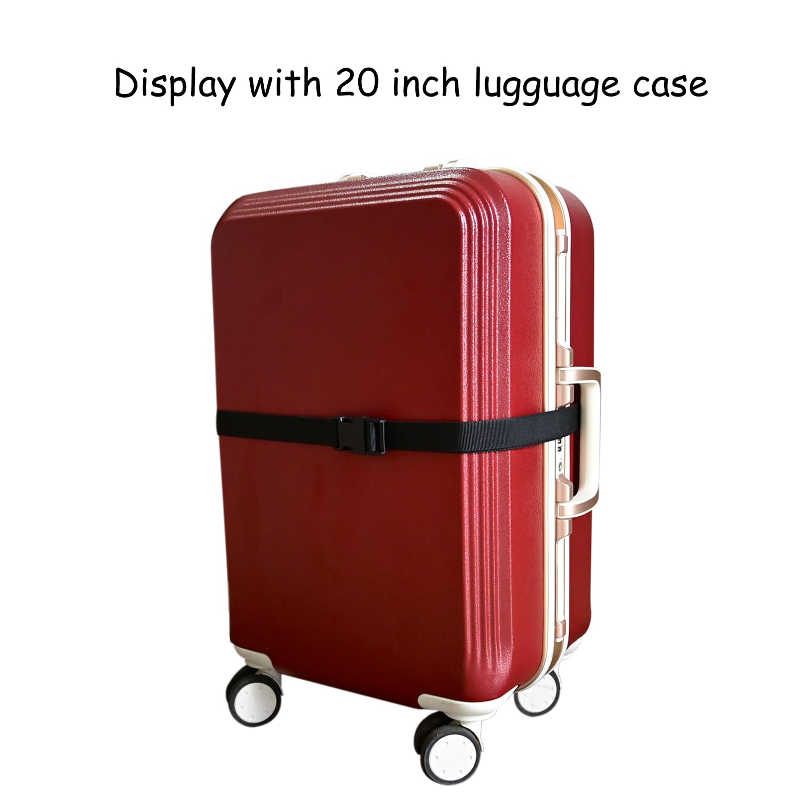 Lot De 4 Sangles De Bagage En Nylon 150 Cm - Boucles Réglables 25 Mm, Solides Et Antidérapantes Pour Sacs à Dos, Vélos Et Bricolage