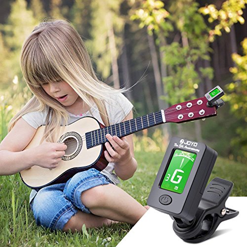 Brotou Guitar Tuner Clip On With Guitar Capo For Guitar, Bass, Violin, Ukulele, Digital Electronic Tuner Acoustic Guitar Accessories With Lcd Display (3 Guitar Picks) #TOP5