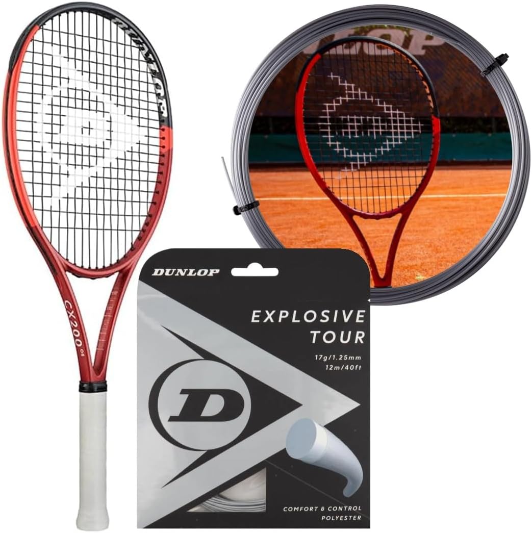 Raqueta de Tenis Dunlop CX 200 OS 3ra Gen 4 1/4 Pulgadas