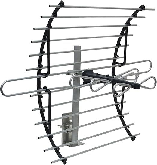 GE Attic Mount Digital TV Antenna, Longe Range , Out of Sight Compact Design, Supports 4K 1080P HD Smart TV VHF UHF, Mount Included for Attic or Outdoor, Weather Resistant, 33692